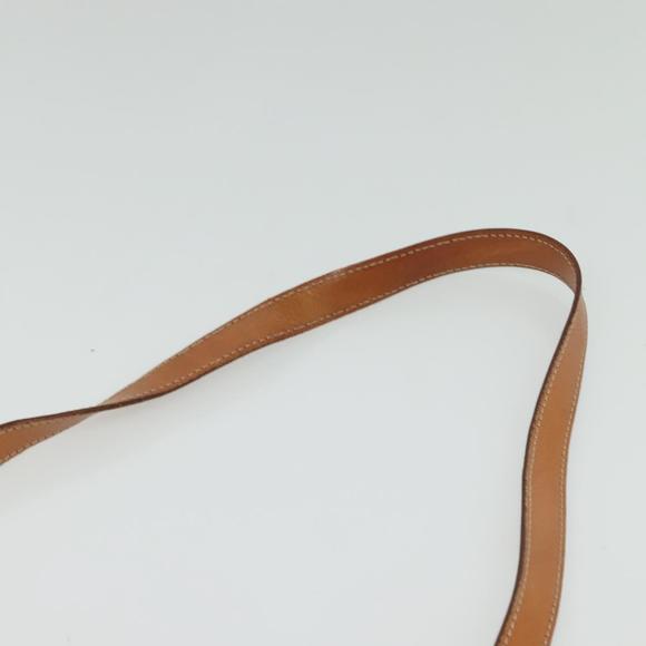 CELINE Macadam Canvas Hand Bag PVC 2way Beige Gold Auth 136202 - Picture 15 of 16